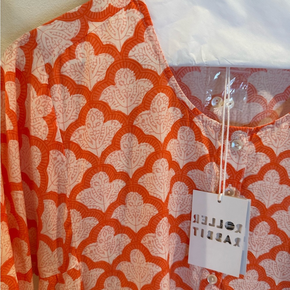 NWT Roller Rabbit Jemima Pattern Coverup - Picture 2 of 5